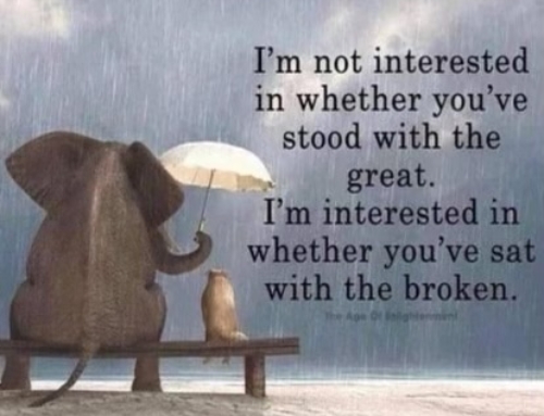 Sit With The Broken