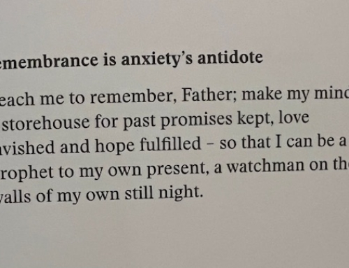 Antidote For Anxiety