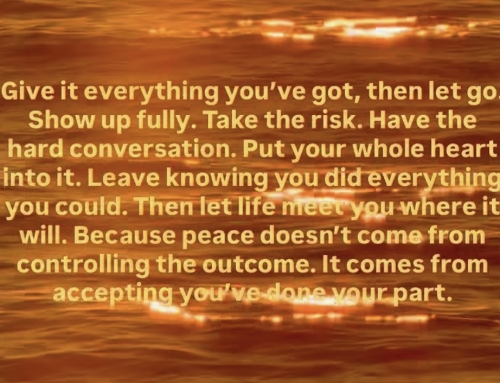 Give Everything Then Let Go