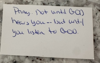 pray