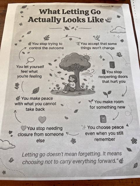 letting go letting go